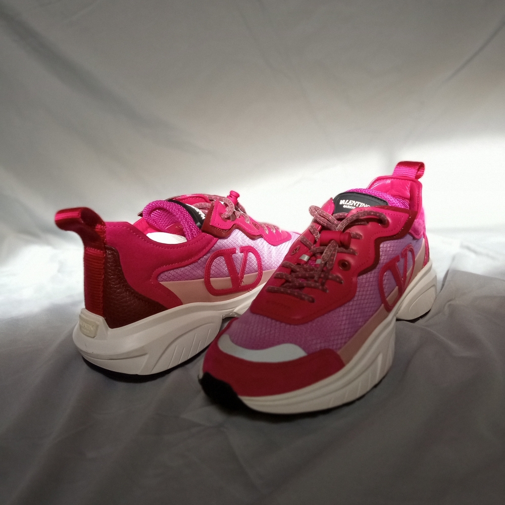 Valentino Fuchsia and Red Women's Sneakers